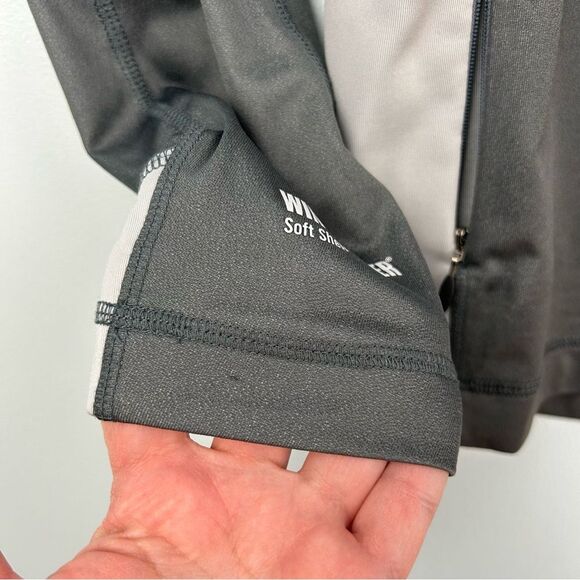 Mountain Hardwear Windstopper Soft shell Pullover Jacket Gray Women’s Sz M - Picture 6 of 16